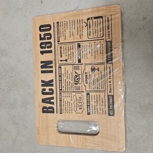 Nwt Vintage Style 1950 Cutting Board